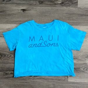 slightly cropped tie die tee